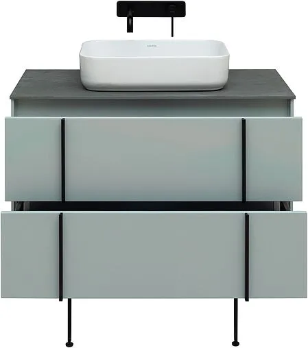 Тумба под умывальник подвесная Allen Brau Reality 90 папирус 1.32006.PWM