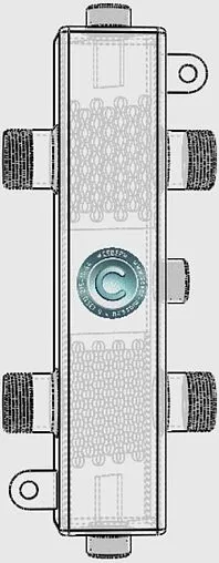 Гидрострелка до 50 кВт 1&quot;н x 1&quot;н Север-60(Aisi) 1915001