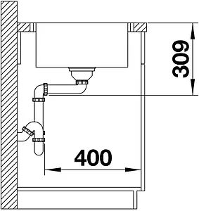 Мойка кухонная Blanco Lemis XL 6S-IF Compact 78 нержавеющая сталь 525111, 4