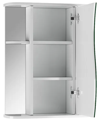 Шкаф-зеркало Айсберг Волна 2-55 R белый DA1039HZ