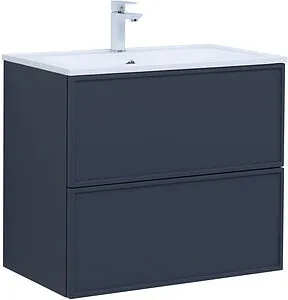 Тумба-умывальник Aquanet Арт 75 маренго 00313265+00318925, 1