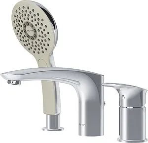 Смеситель на борт ванны на 3 отверстия Am.Pm Inspire 2.0 хром F50A01300 Смеситель на борт ванны на 3 отверстия Am.Pm Inspire 2.0 хром F50A01300, 1