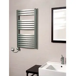 Полотенцесушитель электрический лесенка Terma Dexter 860x500 хром WLDEX086050 KCROE1Е8, 4