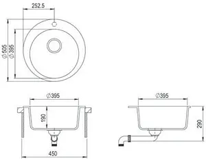 Мойка кухонная Teka Clave 45 B-TQ 1B черный металлик 40148140 Мойка кухонная Teka Clave 45 B-TQ 1B черный металлик 40148140, 2