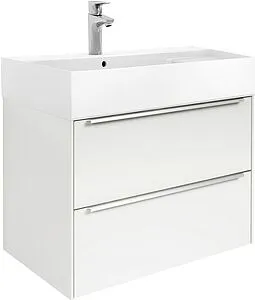 Тумба-умывальник подвесная Roca Inspira 80 белый глянец 851076806 Тумба-умывальник подвесная Roca Inspira 80 белый глянец 851076806, 1