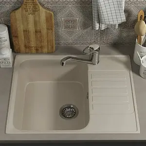 Мойка кухонная Uperwood UPD-202 лён 391020214 Мойка кухонная Uperwood UPD-202 лён 391020214, 4