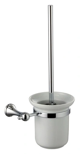 Ёршик для унитаза Lemark Standard хром/белый LM2140C