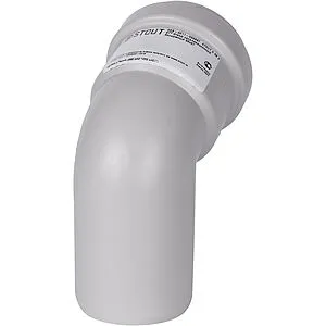 Отвод внутренний бесшумный D=58мм Угол 67° Stout SKB-0011-005867, 3