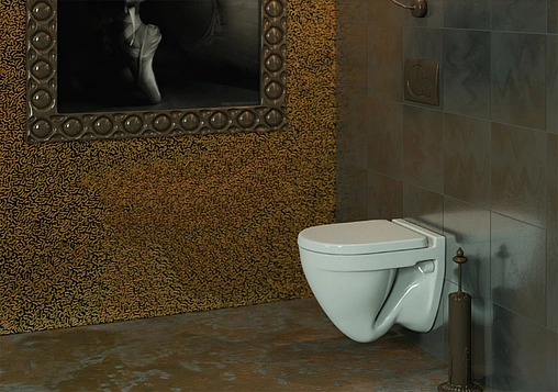 Унитаз подвесной Sanita Luxe Attica белый WC.WH/Attica/DM/WHT.G/S1