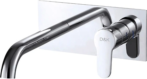 Смеситель для раковины из стены D&amp;K Rhein Marx хром DA1394401