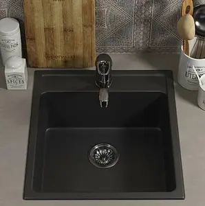 Мойка кухонная Uperwood UPD-406 уголь 391020200 Мойка кухонная Uperwood UPD-406 уголь 391020200, 4