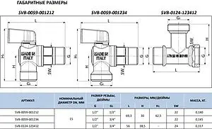 Кран шаровый угловой ½&quot;н x ½&quot;н Stout SVB-0059-001212, 2
