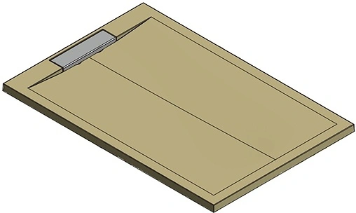 Поддон для душа искусственный мрамор низкий 1200x800мм Roltechnik Prestol 8000300