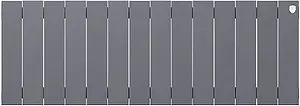 Радиатор биметаллический 14 секции Royal Thermo PianoForte 300 Silver Satin RTPSS30014 Радиатор биметаллический 14 секции Royal Thermo PianoForte 300 Silver Satin RTPSS30014, 2