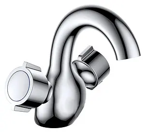 Смеситель для раковины D&K Torhall Hessen хром DA1412141, 1