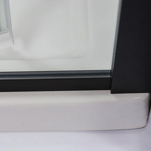 Боковая стенка 800мм прозрачное стекло Roltechnik Exclusive Line ECDBN/800 black elox 563-8000000-05-02