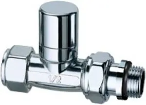 Вентиль запорный прямой M24x19 x ½"н LadyFAR серебро FL 0205 12P Вентиль запорный прямой M24x19 x ½"н LadyFAR серебро FL 0205 12P, 1