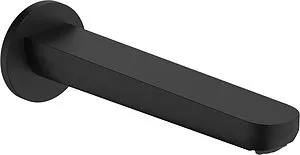 Излив для скрытого монтажа Hansgrohe Rebris S чёрный матовый 72430670, 1