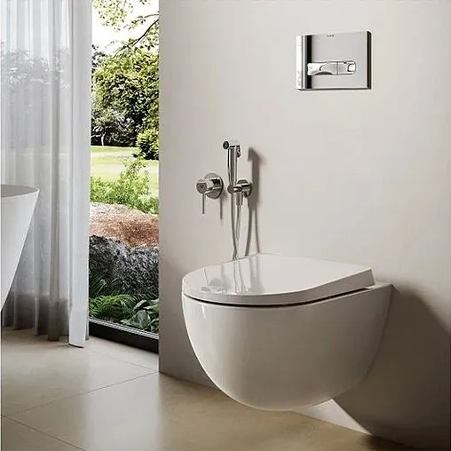 Унитаз подвесной безободковый Kludi Resa D белый 24WCW0243