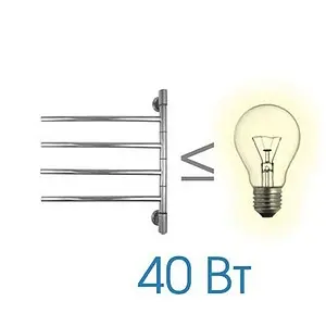 Полотенцесушитель электрический I-образный Energy I-G4 полированная сталь, 4
