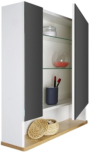 Шкаф-зеркало IDDIS Carlow 70 белый/дуб CAR7000i99 Шкаф-зеркало IDDIS Carlow 70 белый/дуб CAR7000i99