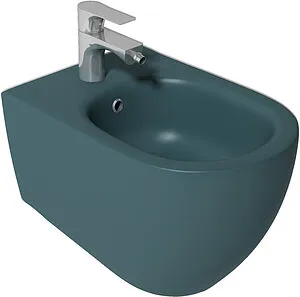 Биде подвесное ISVEA Infinity изумрудный 10NF41001SV-2P Биде подвесное ISVEA Infinity изумрудный 10NF41001SV-2P, 1