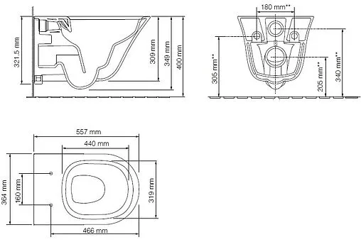 Унитаз подвесной безободковый Jacob Delafon Vive Rimless белый E28078RU-0 Унитаз подвесной безободковый Jacob Delafon Vive Rimless белый E28078RU-0