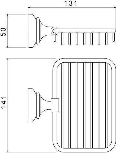 Мыльница Aquatek Классик чёрный матовый AQ4533MB Мыльница Aquatek Классик чёрный матовый AQ4533MB