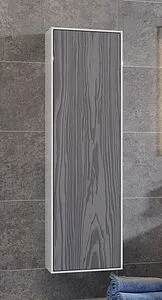 Шкаф-пенал подвесной Aqwella Genesis 35 миллениум серый/белый GEN0535MG Шкаф-пенал подвесной Aqwella Genesis 35 миллениум серый/белый GEN0535MG, 3