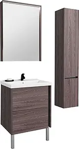 Шкаф-зеркало Aquaton Стоун 60 грецкий орех 1A231502SXC80 Шкаф-зеркало Aquaton Стоун 60 грецкий орех 1A231502SXC80, 4