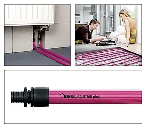 Труба сшитый полиэтилен Rehau Rautitan pink 50 x 6.9 мм PE-Xa EVAL штанга 6м 11360921006, 4