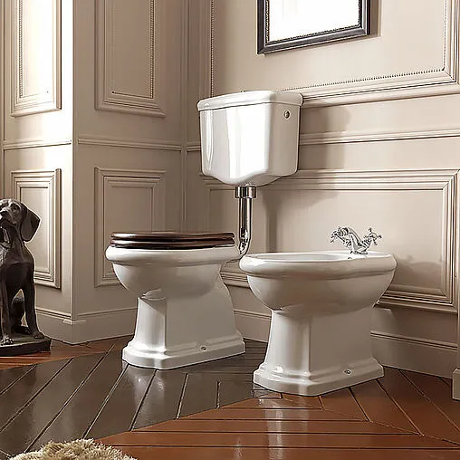 Унитаз-компакт с высоким бачком Kerasan Retro белый