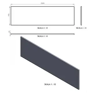 Панель для ванны фронтальная C-bath 200x59 белый CBQPF0204, 2