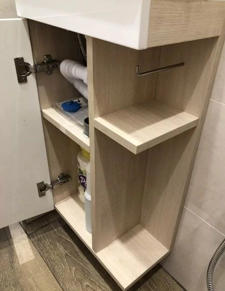 Тумба под умывальник Cersanit Smart 40 белый/ясень B-SU-SMA-CO40/Wh