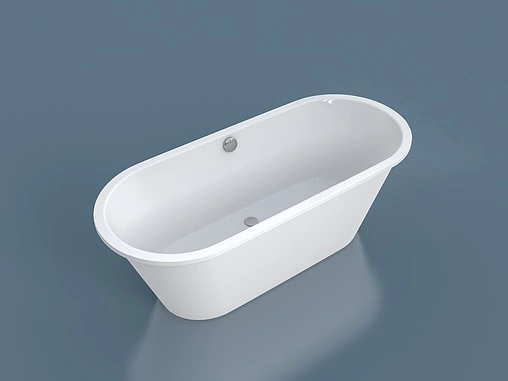 Ванна отдельностоящая из искусственного камня Esse Creta 167x71 белый ECRE1670