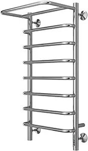 Полотенцесушитель электрический лесенка Terminus Полка Электро П8 400х850 quick touch полированная сталь 4670078531445, 1