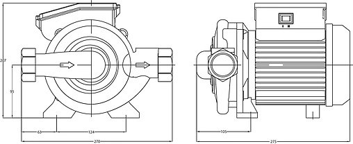 Насос для повышения давления Wilo PB-400 EA 3059258