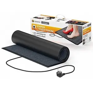 Коврик подогреваемый Теплолюкс Carpet 800x500 серый ребристый ворс 2098192 Коврик подогреваемый Теплолюкс Carpet 800x500 серый ребристый ворс 2098192, 1