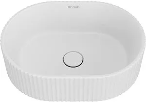 Раковина Kerama Marazzi Artbasin Conchiglia 50 белый матовый VE.wb.50\WHT.M Раковина Kerama Marazzi Artbasin Conchiglia 50 белый матовый VE.wb.50\WHT.M, 3