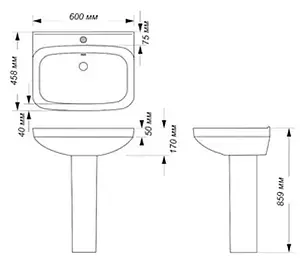 Пьедестал Sanita Luxe Next белый PD.FS/Next/N/WHT.G/S1 Пьедестал Sanita Luxe Next белый PD.FS/Next/N/WHT.G/S1, 2