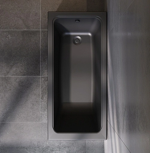 Ванна акриловая Am.Pm Gem 150x70 черный матовый W90A-150-070B-A