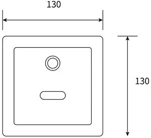 Автоматическое устройство смыва для писсуара beWash Photocell нержавеющая сталь BWAM0UR302, 2