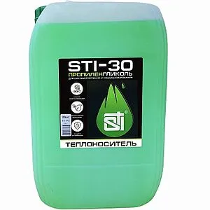 Теплоноситель (Антифриз) пропиленгликоль STI ЭКО -30 20кг Теплоноситель (Антифриз) пропиленгликоль STI ЭКО -30 20кг, 1