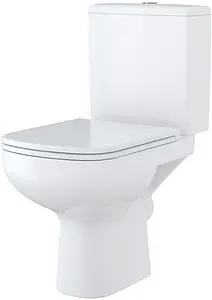 Унитаз-компакт безободковый Cersanit Colour Clean On белый S-KO-COL011-3/5-COn-DL-w Унитаз-компакт безободковый Cersanit Colour Clean On белый S-KO-COL011-3/5-COn-DL-w, 1