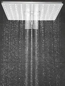 Лейка верхнего душа с потолочным креплением Grohe Rainshower SmartActive Cube белый/хром 26481LS0 Лейка верхнего душа с потолочным креплением Grohe Rainshower SmartActive Cube белый/хром 26481LS0, 5