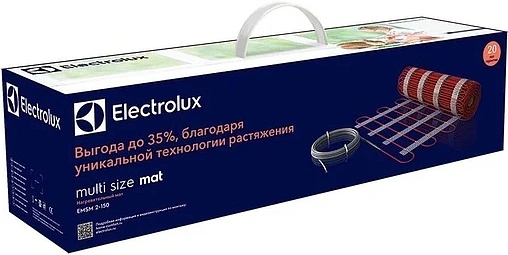 Теплый пол (нагревательный мат) Electrolux Multi size mat 150Вт 1.0м² EMSM 2-150-1