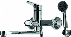 Комплект для ванны 2 в 1 Bravat Eco хром F00414C Комплект для ванны 2 в 1 Bravat Eco хром F00414C, 3