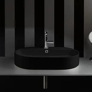 Раковина Kerasan Ciotola 65 черный 028531*1, 3