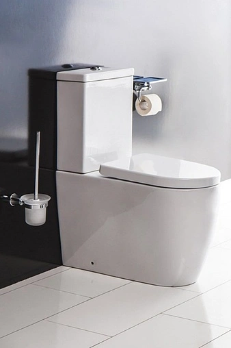 Унитаз-компакт безободковый BelBagno Marino белый BB105CPR+BB105T Унитаз-компакт безободковый BelBagno Marino белый BB105CPR+BB105T