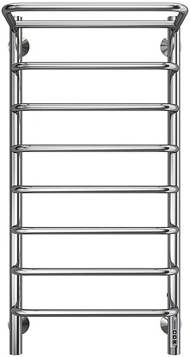 Полотенцесушитель электрический лесенка Terminus Полка Электро П8 400х850 quick touch полированная сталь 4670078531445